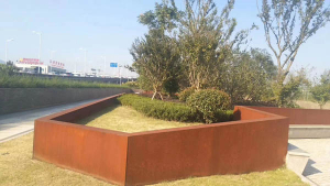 新华耐候钢挡土墙